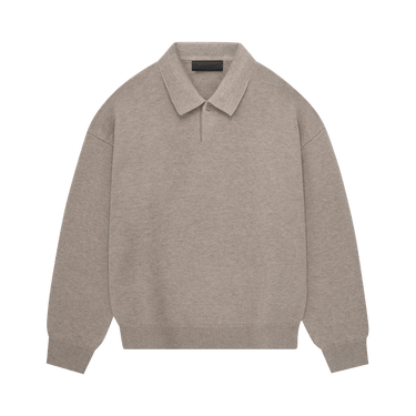 Fear of God Essentials Knit Polo 'Core Heather'