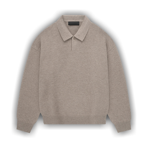 Fear of God Essentials Knit Polo 'Core Heather'