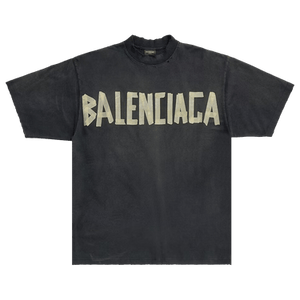 Balenciaga Tape Type Medium Fit T-Shirt 'Black'