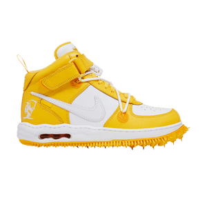 Off-White x Nike Air Force 1 Mid SP Leather 'Varsity Maize'