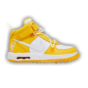 Off-White x Nike Air Force 1 Mid SP Leather 'Varsity Maize'