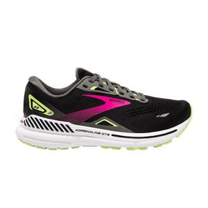 Brooks Wmns Adrenaline GTS 23 2A Narrow 'Black Gunmetal Pink'