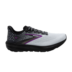 Brooks Wmns Launch 10 Wide 'Black Violet'