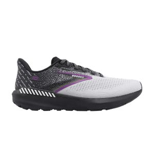 Brooks Wmns Launch GTS 10 Wide 'Black White Violet'