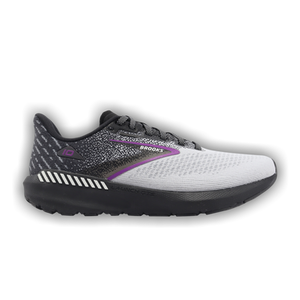 Brooks Wmns Launch GTS 10 Wide 'Black White Violet'
