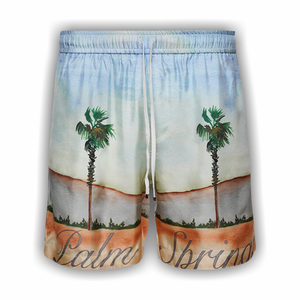Amiri Dinosaur Silk Shorts (Webster Exclusive) 'Multicolor'
