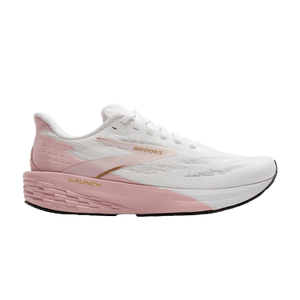 Brooks Wmns Launch 11 'White Gold Pink'