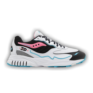 Saucony 3D Grid Hurricane 'White Black Pink'