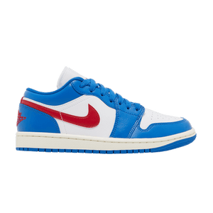 Wmns Air Jordan 1 Low 'Sport Blue Gym Red'