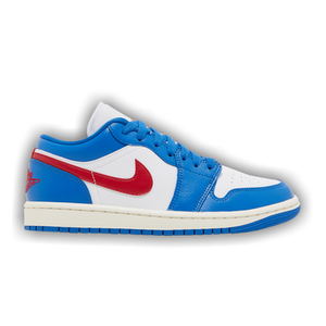 Wmns Air Jordan 1 Low 'Sport Blue Gym Red'