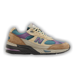 Palace x New Balance 991 Made in England 'Taos Taupe Grape'