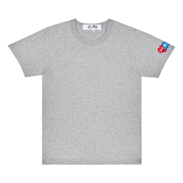 Comme des Garçons PLAY Double Heart T-Shirt 'Grey'