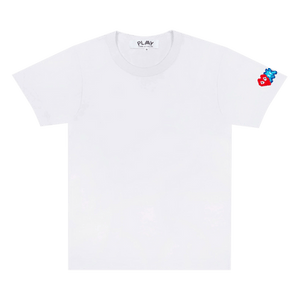 Comme des Garçons PLAY Double Heart T-Shirt 'White'