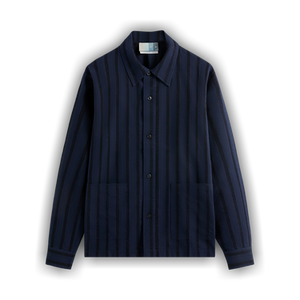 Kith Long-Sleeve Poplin Boxy Collared Overshirt 'Nocturnal'