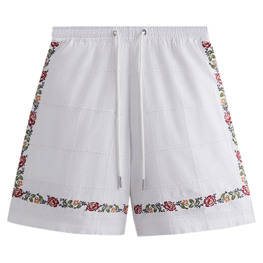 Kith Windowpane Eyelet Belmont Short 'White'
