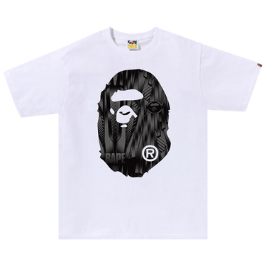 BAPE Speed Racer Big Ape Head Tee 'White/Black'