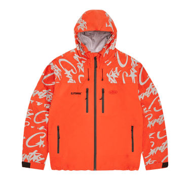 Corteiz Elitework* Waterproof Shell Jacket 'Orange'