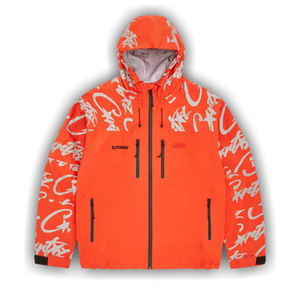Corteiz Elitework* Waterproof Shell Jacket 'Orange'