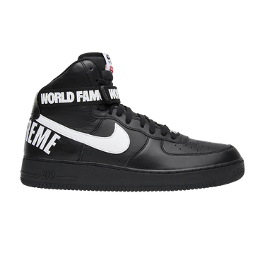 Supreme x Nike Air Force 1 High SP 'Black'