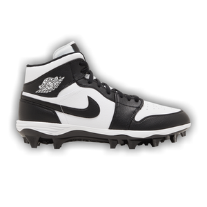 Air Jordan 1 Mid TD Cleat 'Black White' 2023