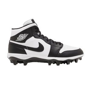 Air Jordan 1 Mid TD Cleat 'Black White' 2023