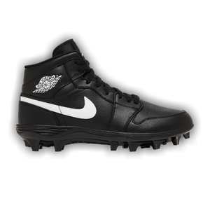 Air Jordan 1 Mid TD Cleat 'Black' 2023