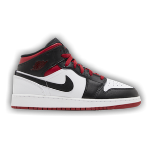 Air Jordan 1 Mid GS 'Gym Red Black Toe'