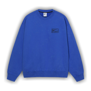 Stussy x Nike Fleece Crew 'Blue'