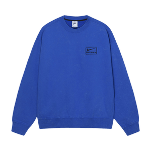 Stussy x Nike Fleece Crew 'Blue'