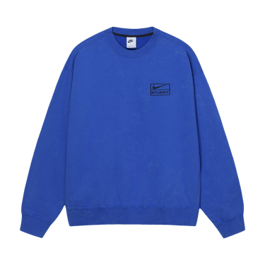 Stussy x Nike Fleece Crew 'Blue'