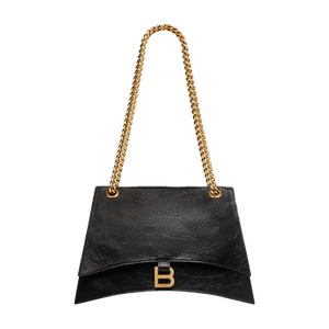 Balenciaga Medium Crush Chain Bag 'Black'