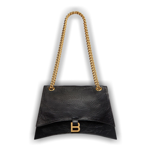 Balenciaga Medium Crush Chain Bag 'Black'