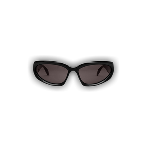 Balenciaga Swift Oval Sunglasses 'Black'