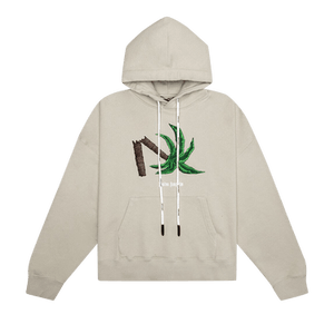 Palm Angels Broken Palm Hoodie 'Beige/Green'