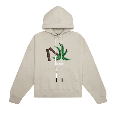 Palm Angels Broken Palm Hoodie 'Beige/Green'