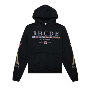Rhude Yacht Club Hoodie 'Vintage Black'
