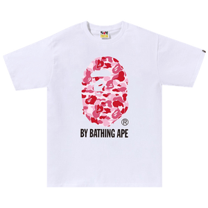 BAPE ABC Camo By Bathing Ape Tee 'White/Pink'