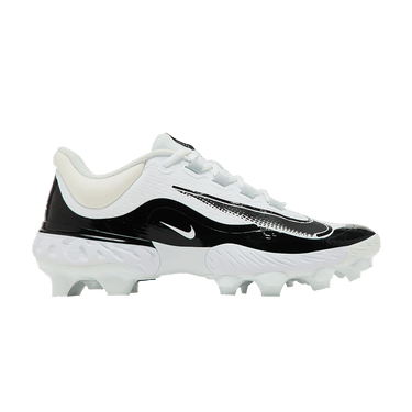 Nike Alpha Huarache Elite 4 Low MCS 'White Black'