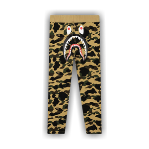 BAPE 1st Camo Wide Fit Sweatpants 'Yellow'