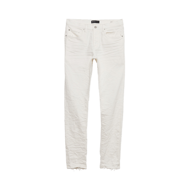 PURPLE BRAND Low Rise Skinny Jeans 'Optic White'