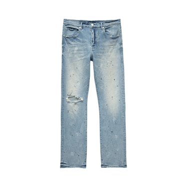 PURPLE BRAND Mid Rise Straight Jeans 'Light Indigo/Acid Bleach'