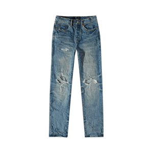 PURPLE BRAND Mid Rise Straight Jeans 'Vintage Aged Indigo/Blowout'