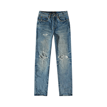 PURPLE BRAND Mid Rise Straight Jeans 'Vintage Aged Indigo/Blowout'