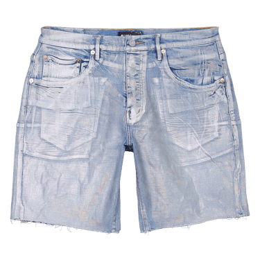 PURPLE BRAND Iridescent Shorts 'Light Indigo/Pearl'