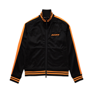 PURPLE BRAND Track Jacket 'Black Beauty/Orange'