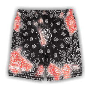 PURPLE BRAND All Round Shorts 'Poppy Red/Black Beauty'