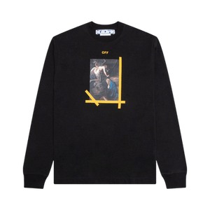 Off-White Arrow Caravaggio Ann Skate Long-Sleeve Tee 'Black/White'