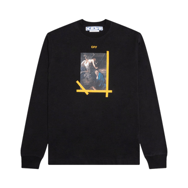 Off-White Arrow Caravaggio Ann Skate Long-Sleeve Tee 'Black/White'