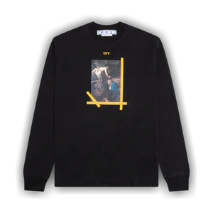 Off-White Arrow Caravaggio Ann Skate Long-Sleeve Tee 'Black/White'