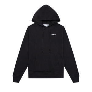 Off-White Wave Outline Diagonal Slim Hoodie 'Black/White'